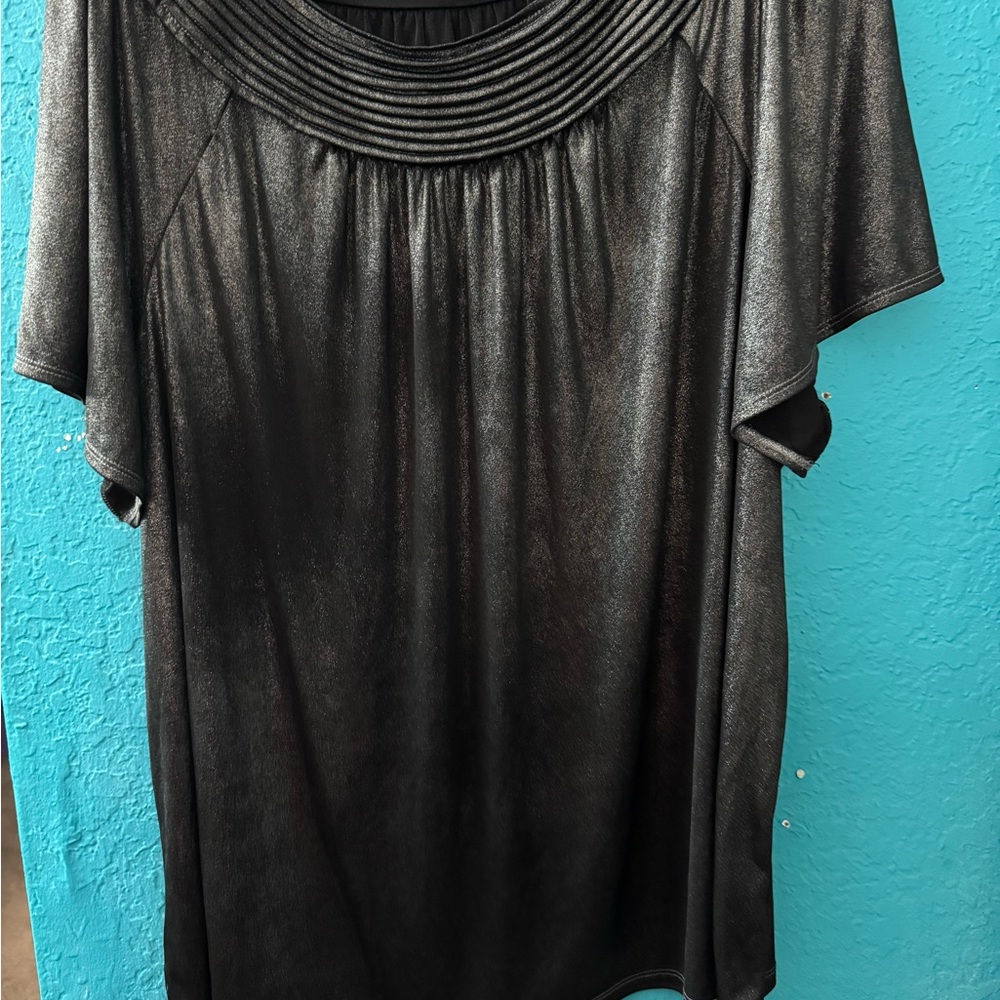 Style & Co. 3X Short Sleeve Blouse